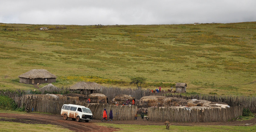 Maasai Boma village